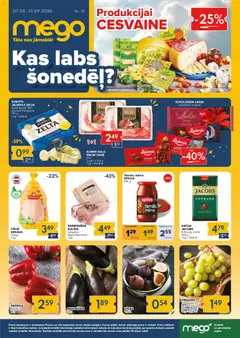 Skatīt Mego akciju bukletu, derīgs no 07.09.2026.