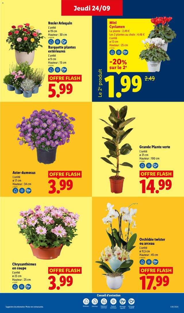 Nouveau catalogue Lidl à partir du 24/09