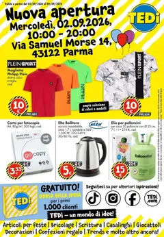 Anteprima dell'opuscolo TEDi volantino Parma dal negozio TEDi valido da 02/09/2026