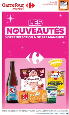 Prévisualisation de Carrefour Market Les nouveautés d'aout du magasin Carrefour Market formulaire valide 04/08/2026