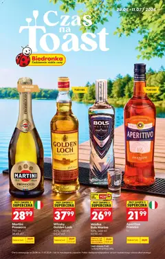 Pogląd gazetki "Biedronka gazetka - Czas na toast" ze sklepu Biedronka ważnej od 29.06.2026