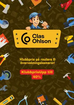 Förhandsgranska reklamblad Clas Ohlson erbjudanden från butik Clas Ohlson gäller från 12/08/2026