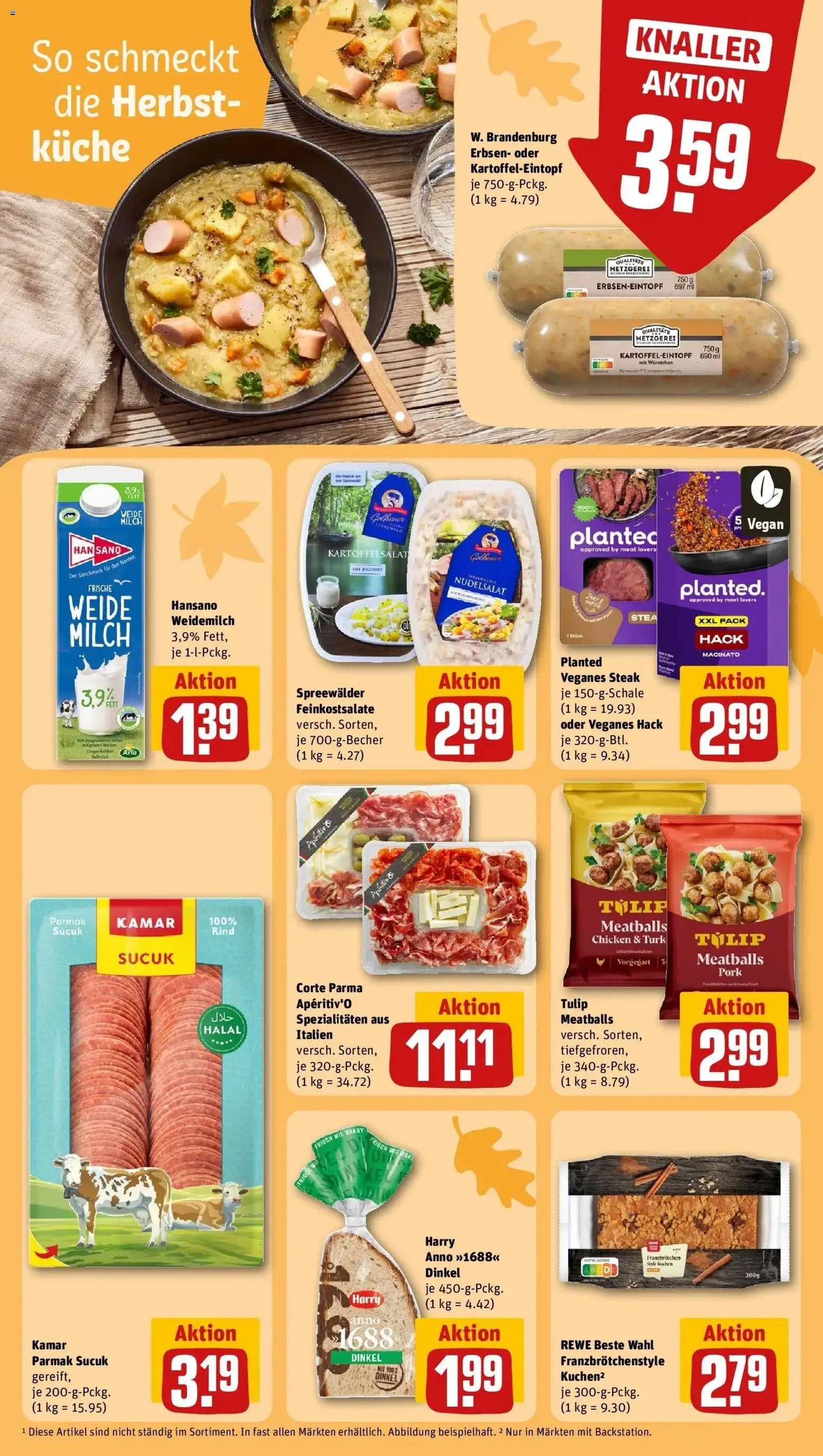 Vorschau von dem Prospekt des Geschäftes Rewe, gültig ab dem 19.10.2026