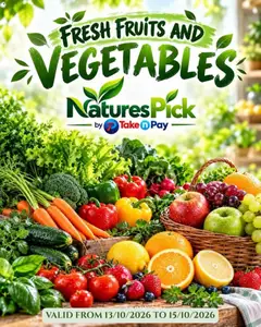 Preview of Take n Pay flyer valid from 13/10/2026