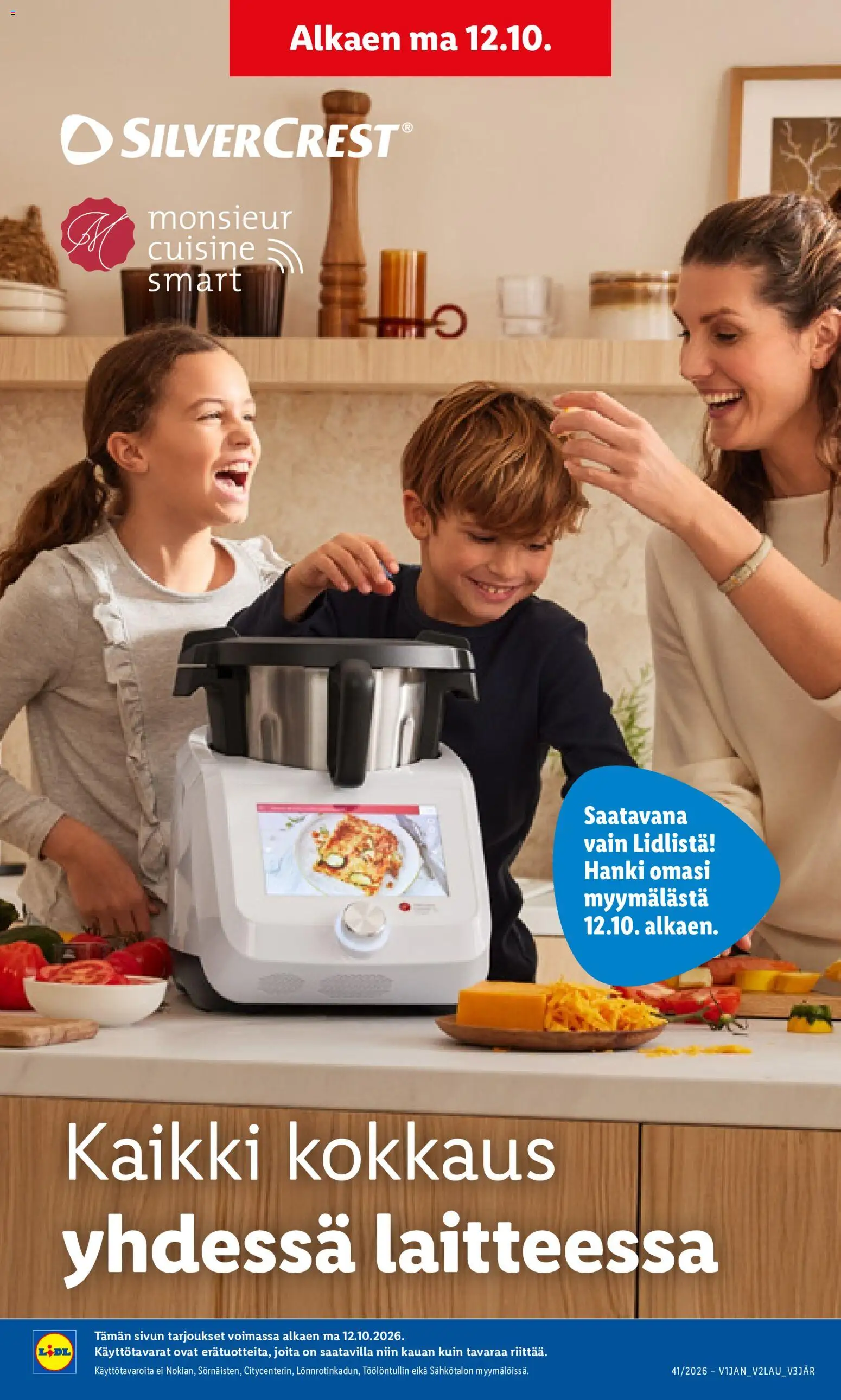 Kaupan Lidl Lidl Monsieur Cuisine Smart esikatselu, voimassa 12/10/2026