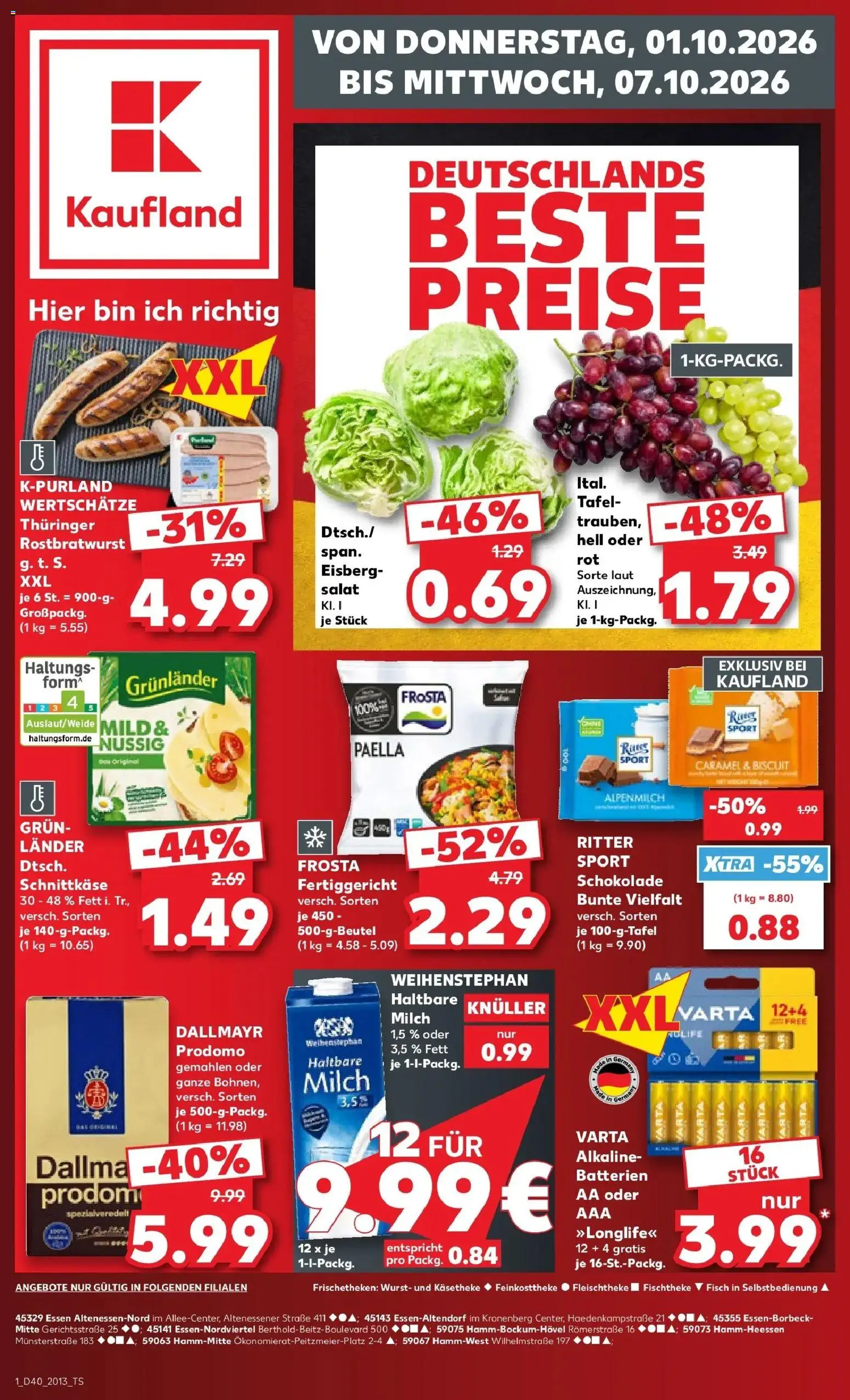 Vorschau von dem Prospekt des Geschäftes Kaufland, gültig ab dem 01.10.2026