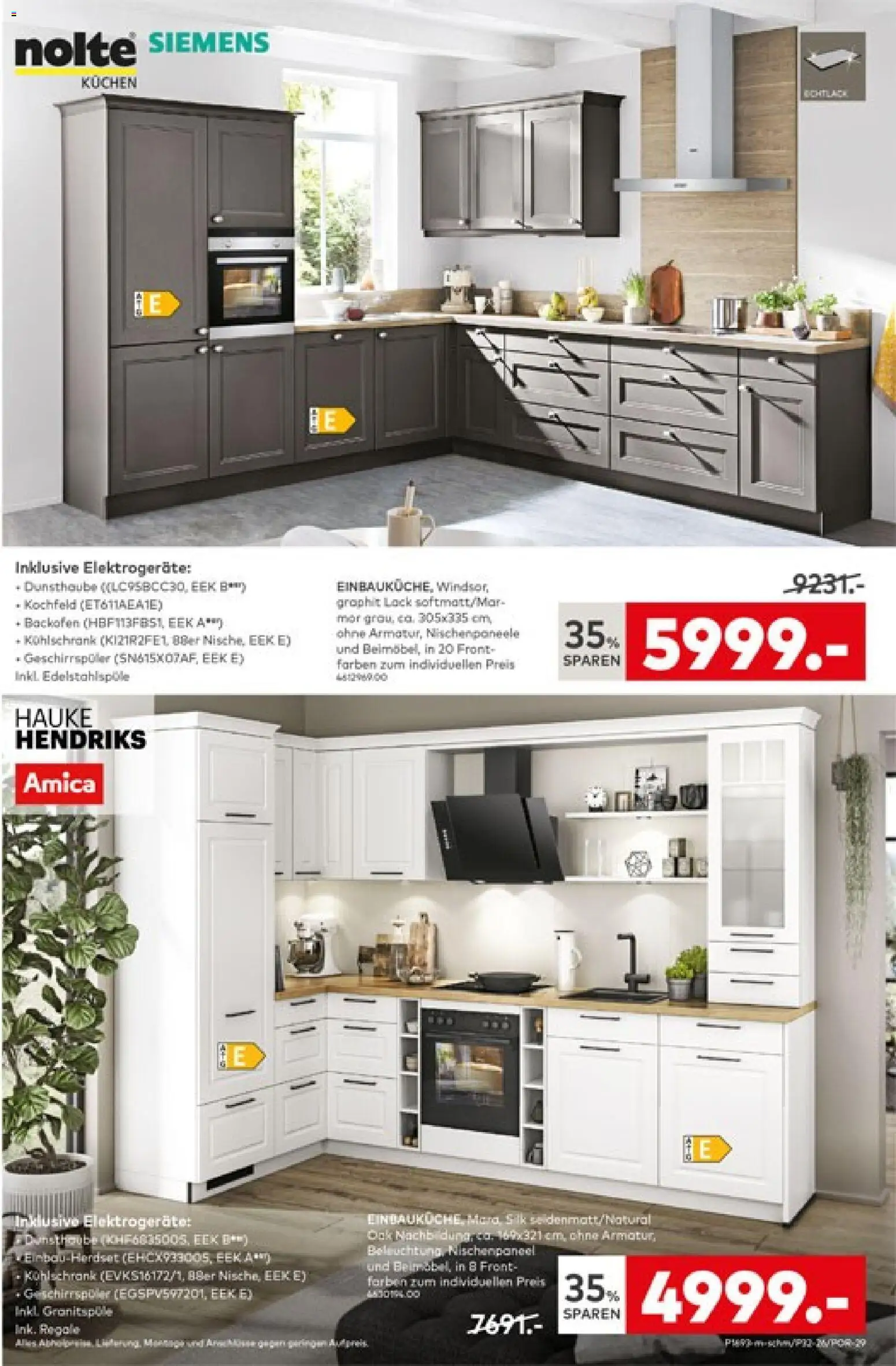 Vorschau von dem Prospekt des Geschäftes Porta!, gültig ab dem 07.09.2026 - Kühlschrank, Kuchen, Siemens, Geschirrspüler, Backofen, Kochfeld