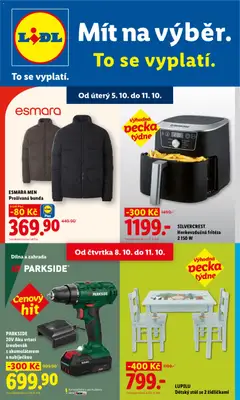 Náhled nabídky: Lidl Lidl leták - Spotřební zboží platný od 05.10.2026