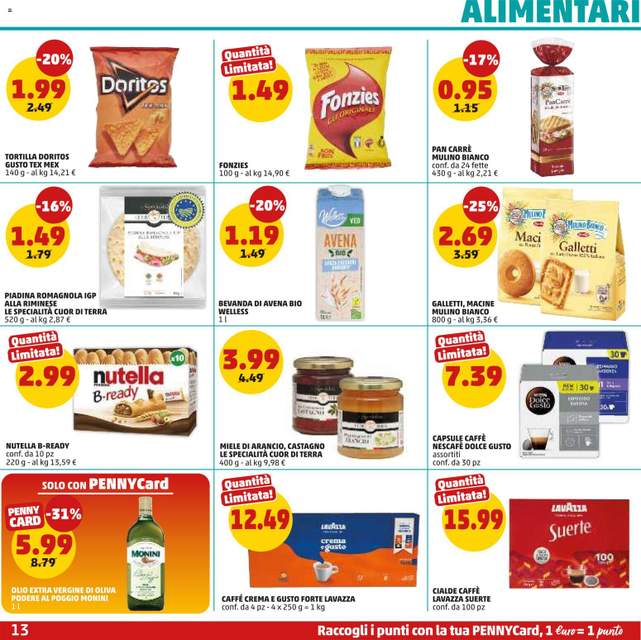 Nuovo volantino PENNY dal 13/08
