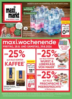 Vorschau der Angebote: Maximarkt Maximarkt Flugblatt gültig ab 27.08.2026
