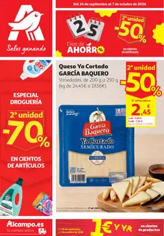 Vista previa del folleto de la tienda Alcampo válido desde el 24/09/2026 