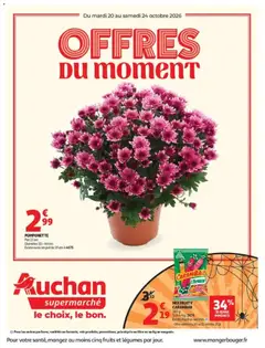Voorbeeld van Auchan Automne, Halloween supers van winkel Auchan geldig vanaf 20/10/2026