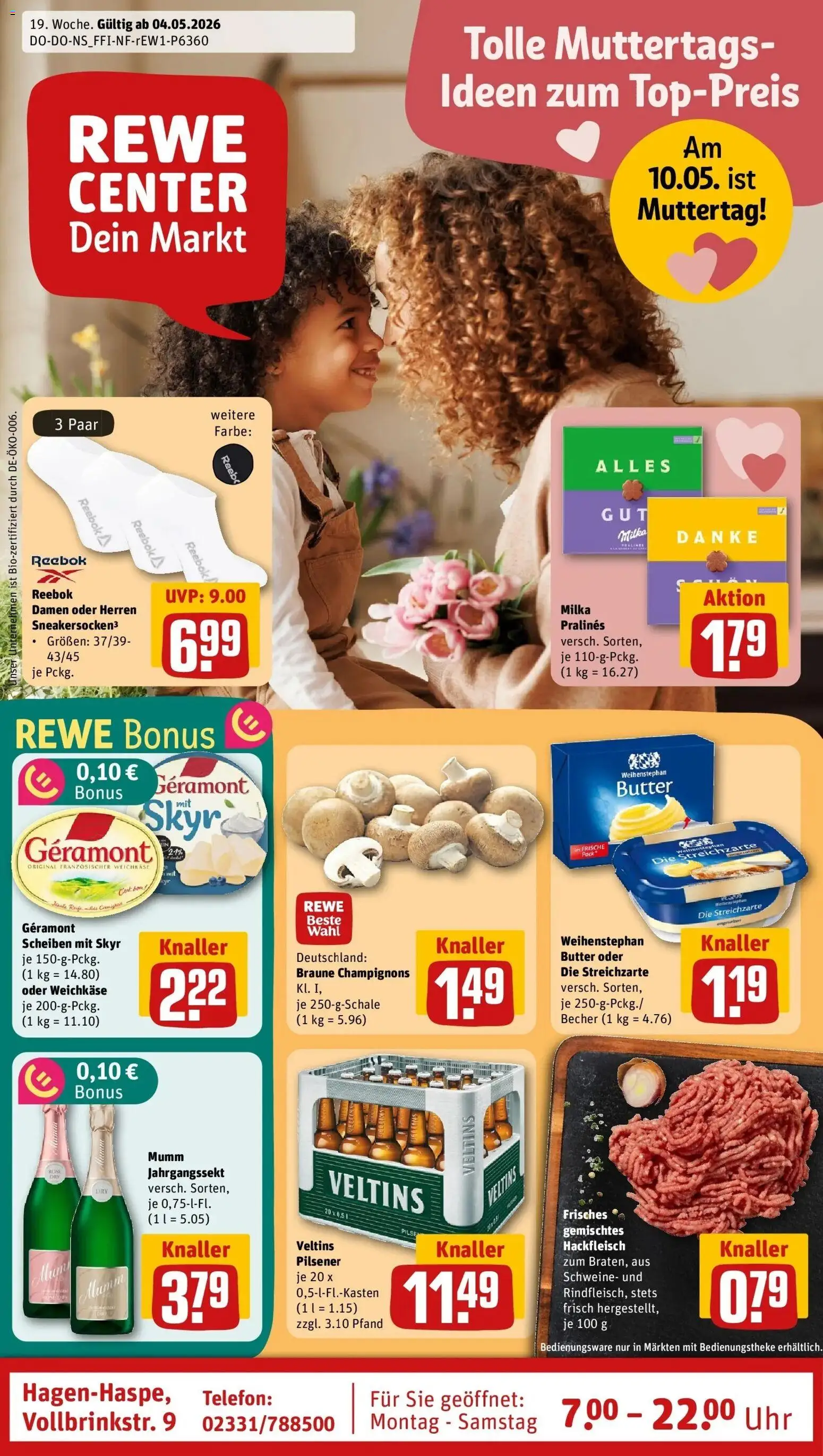 Vorschau von dem Prospekt des Geschäftes Rewe, gültig ab dem 04.05.2026