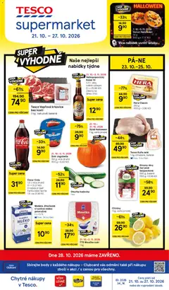Náhled nabídky: Tesco Tesco leták - Supermarket platný od 21.10.2026