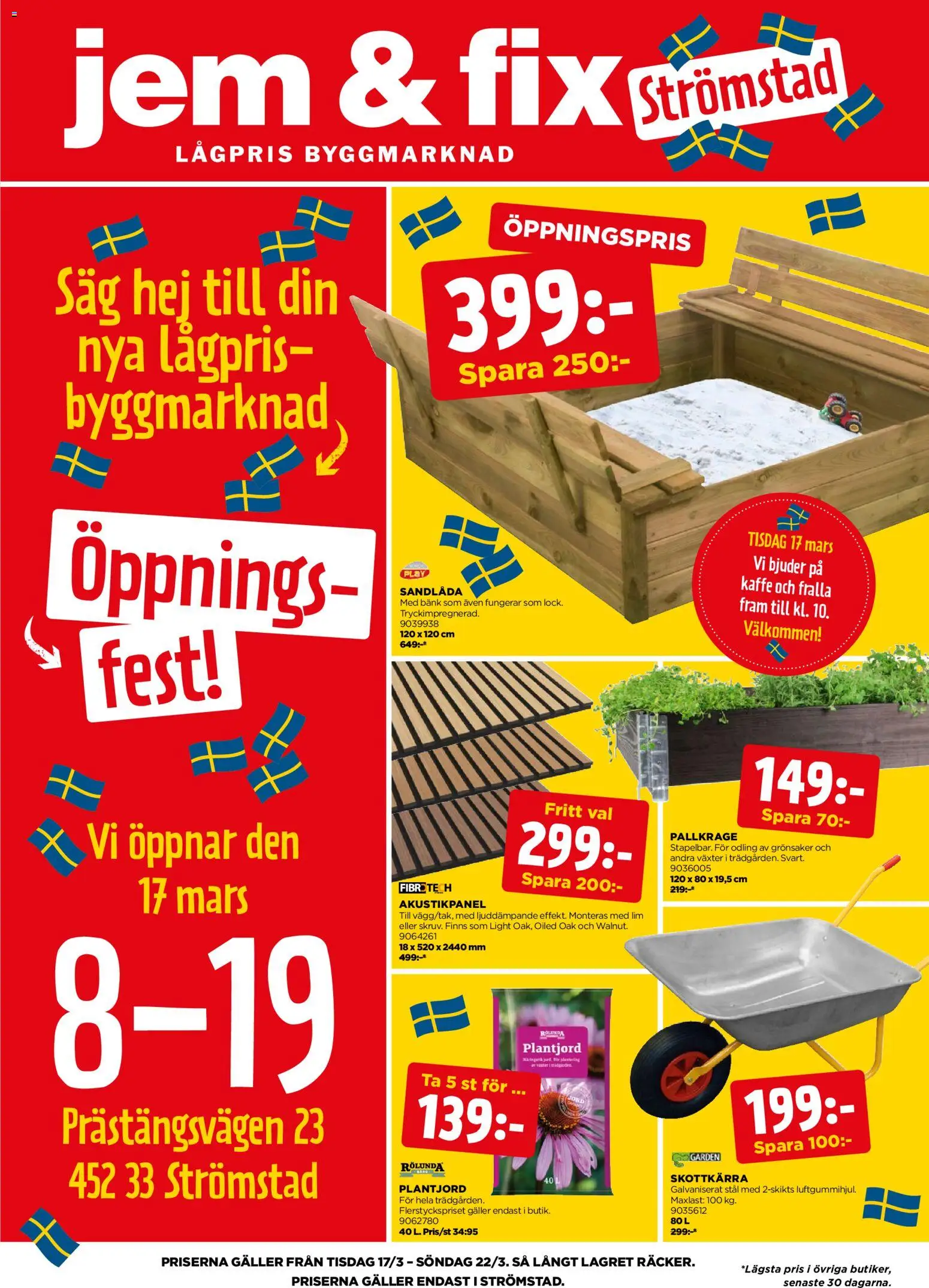 Förhandsgranska reklamblad Jem & Fix erbjudanden från butik Jem & Fix gäller från 17/03/2026