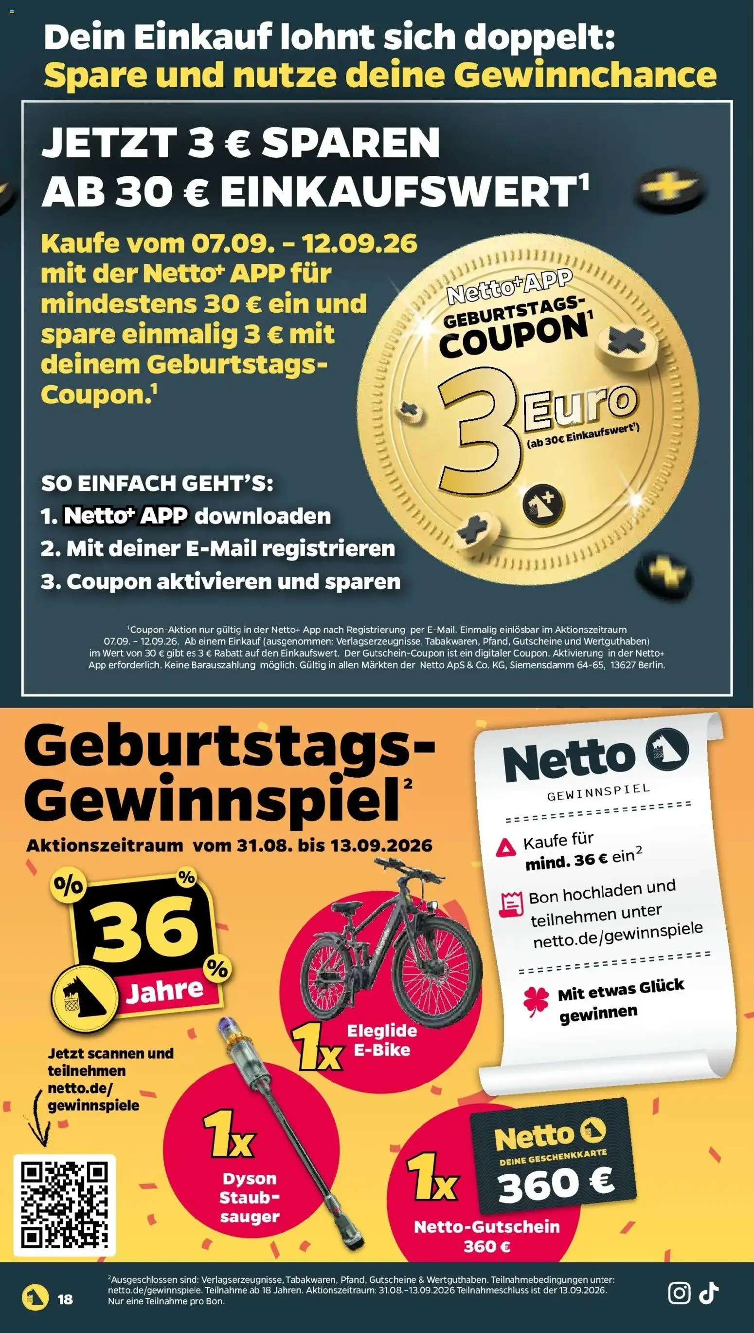 Vorschau von dem Prospekt des Geschäftes Netto, gültig ab dem 07.09.2026
