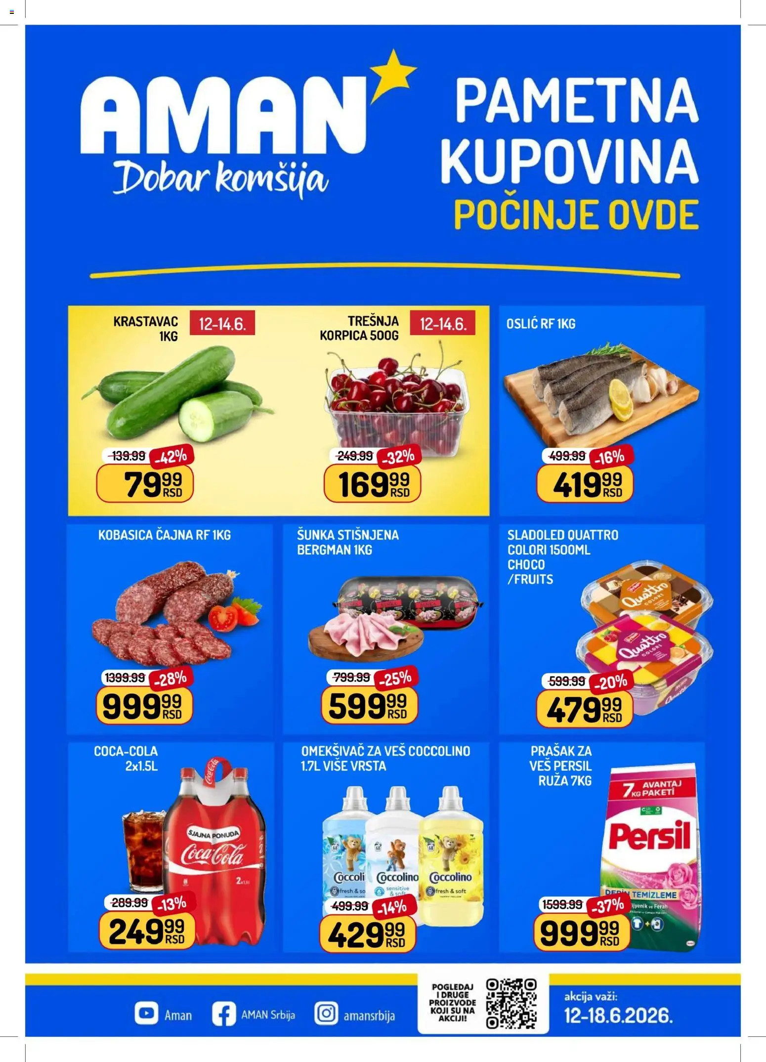 Pregled Aman kataloga - važi od 12.06.2026