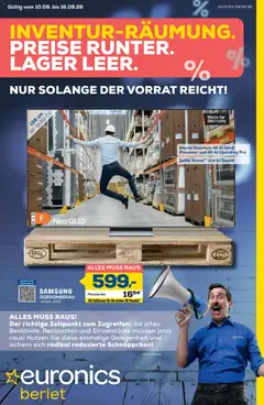 Vorschau von dem Prospekt des Geschäftes Euronics, gültig ab dem 10.09.2026
