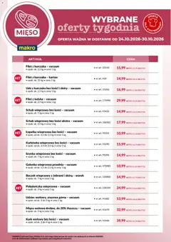 Pogląd gazetki "Makro gazetka - Wybrane oferty tygodnia w dostawie" ze sklepu Makro ważnej od 24.10.2026