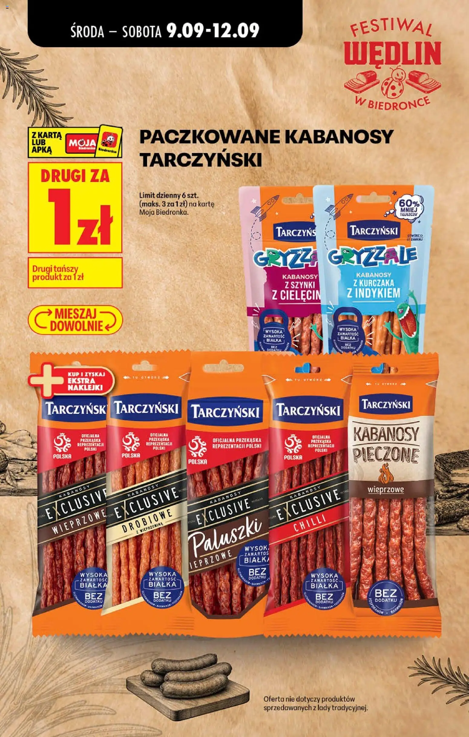 Pogląd gazetki "Biedronka gazetka - Festiwal wędlin" ze sklepu Biedronka ważnej od 09.09.2026