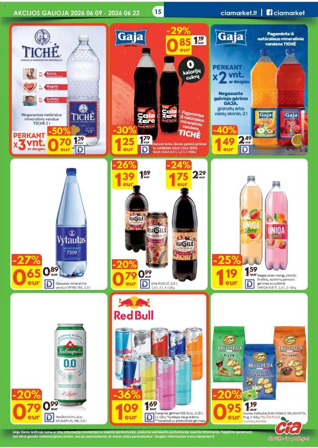 Naujas Čia market leidinys nuo 06.09