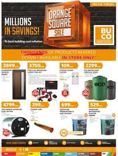 Preview of BUCO flyer valid from 27/07/2026