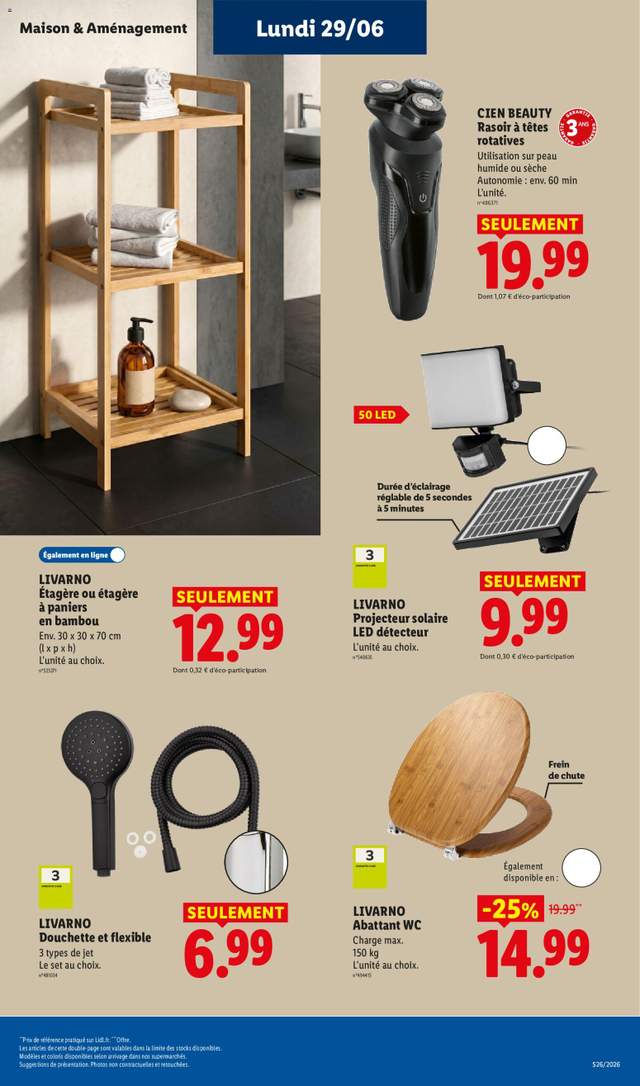 Nouveau catalogue Lidl à partir du 25/06