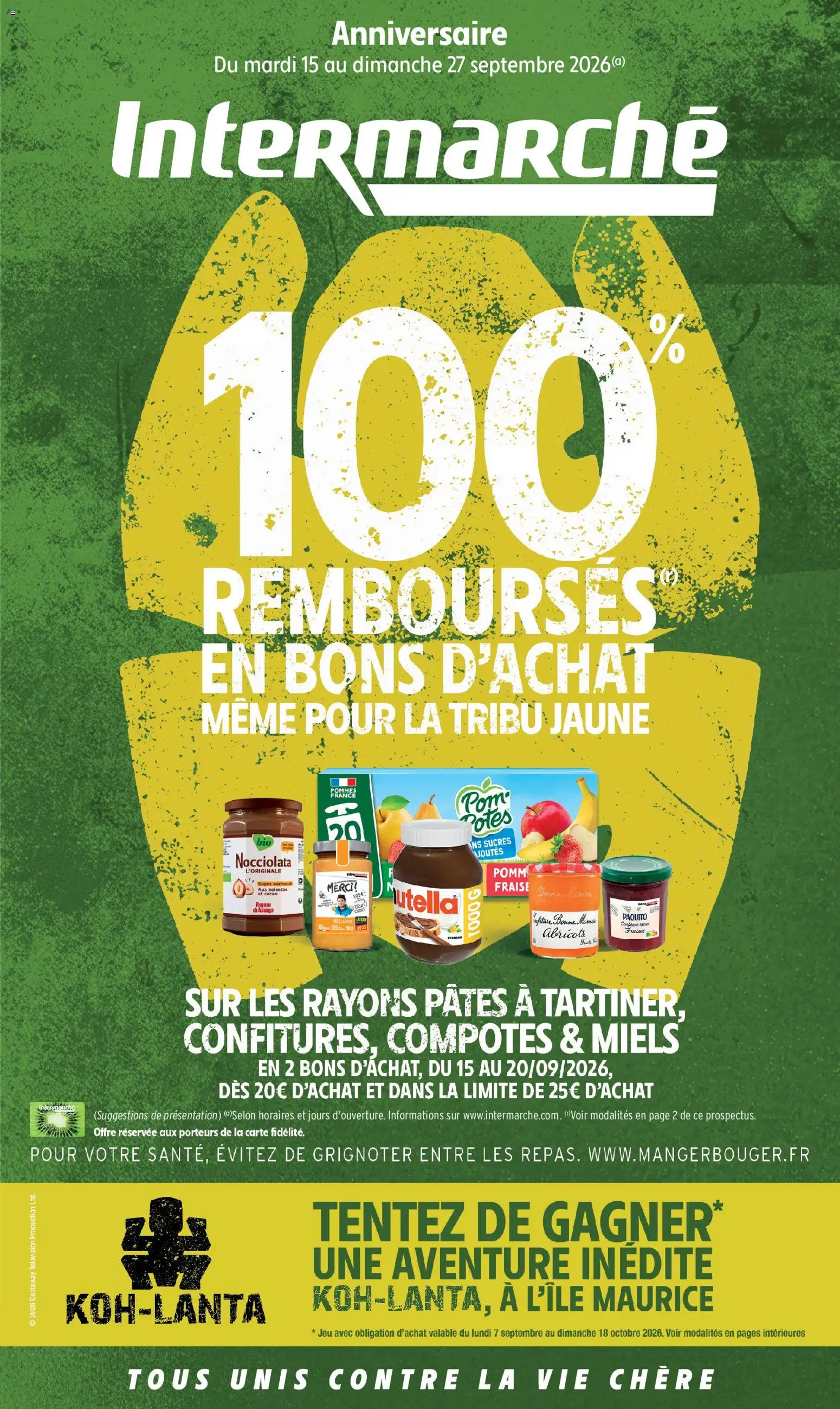 Prévisualisation de Intermarché - C'est notre anniversaire du magasin Intermarché formulaire valide 15/09/2026