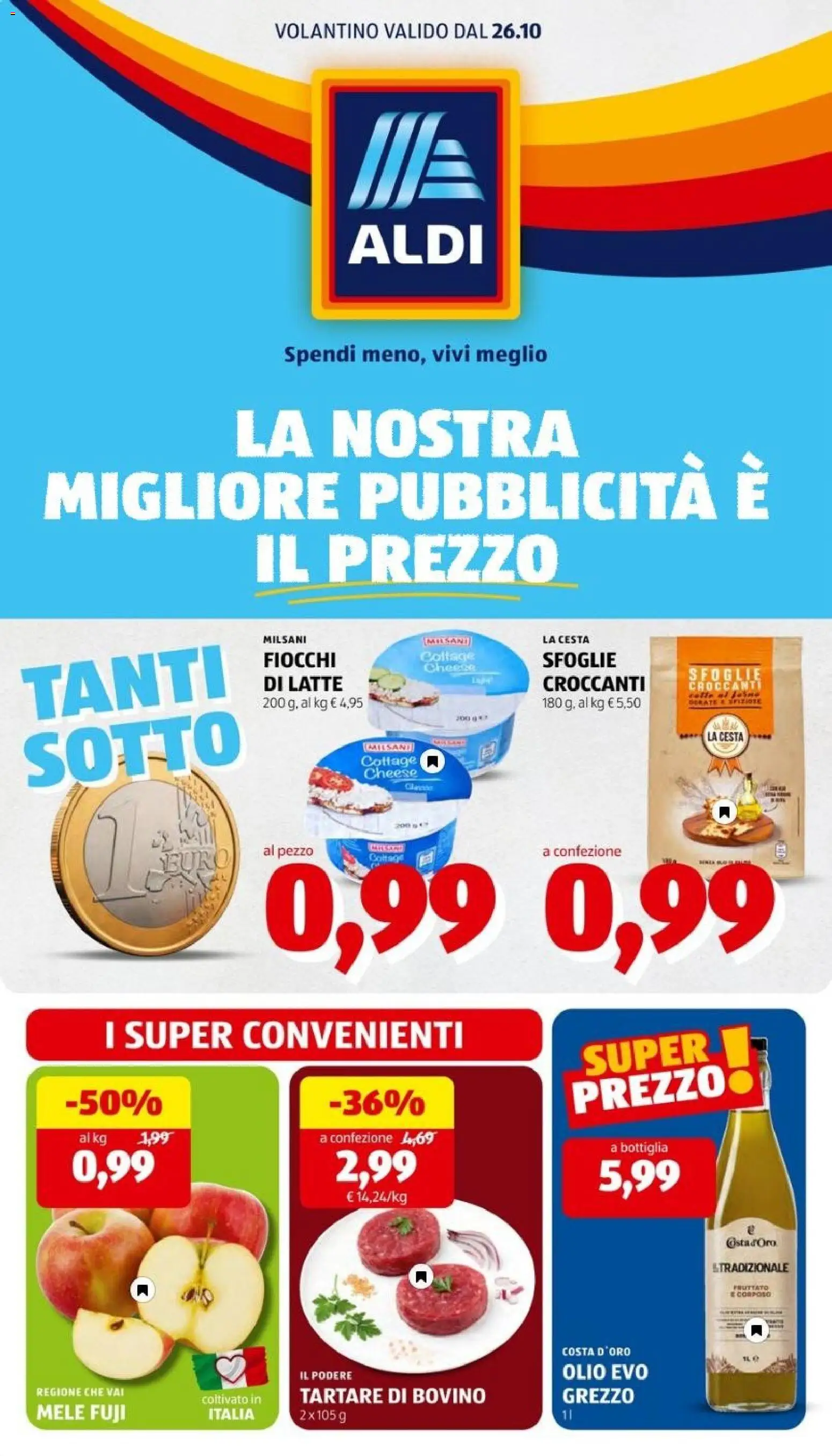 Volantino Aldi valido da 26/10/2026 numero di pagina 1