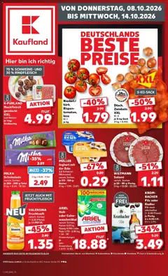 Vorschau von dem Prospekt des Geschäftes Kaufland, gültig ab dem 08.10.2026