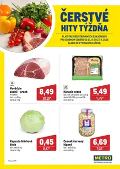 Náhľad Metro letáku platného od 21.09.2026