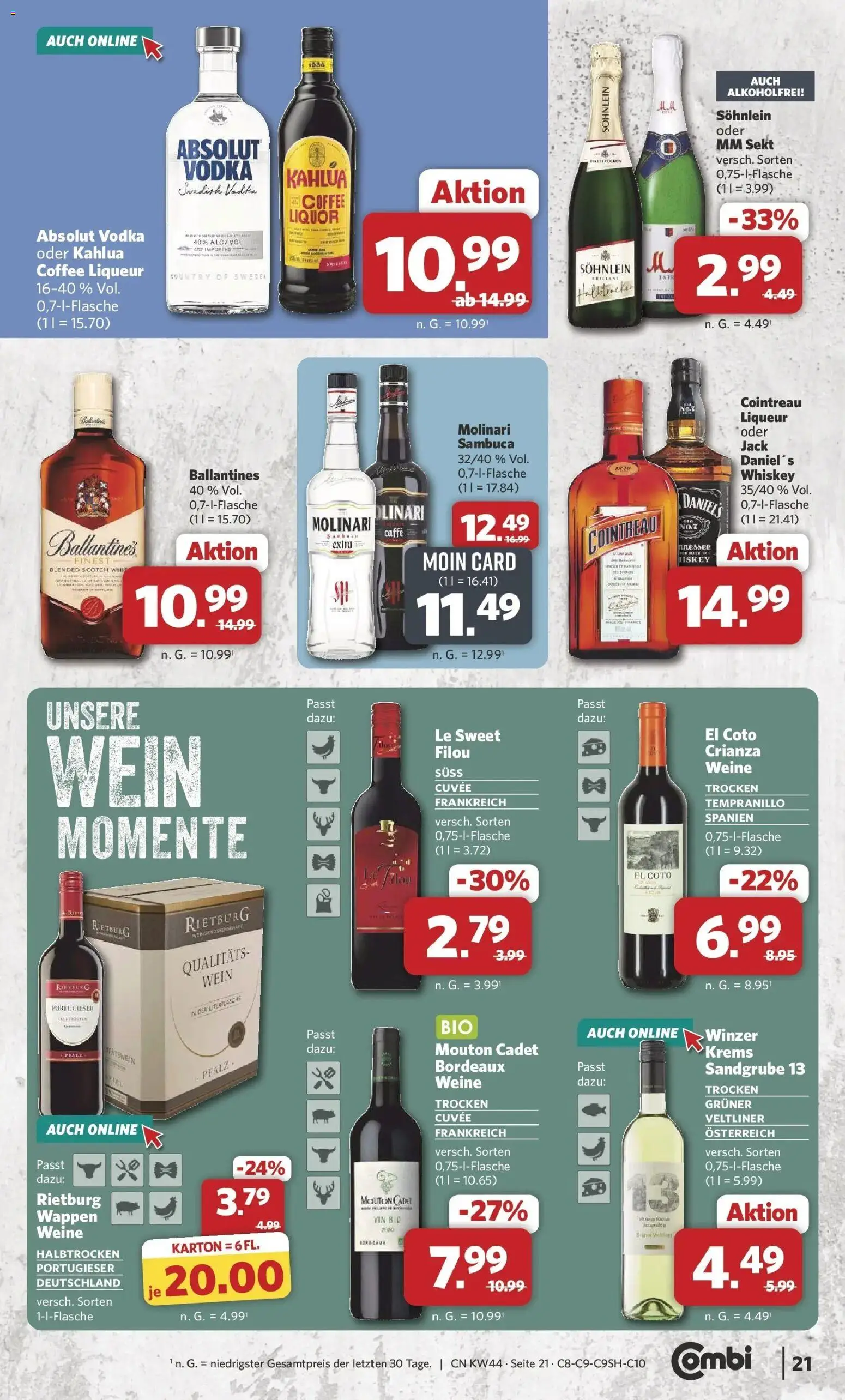 Vorschau von dem Prospekt des Geschäftes Combi, gültig ab dem 26.10.2026