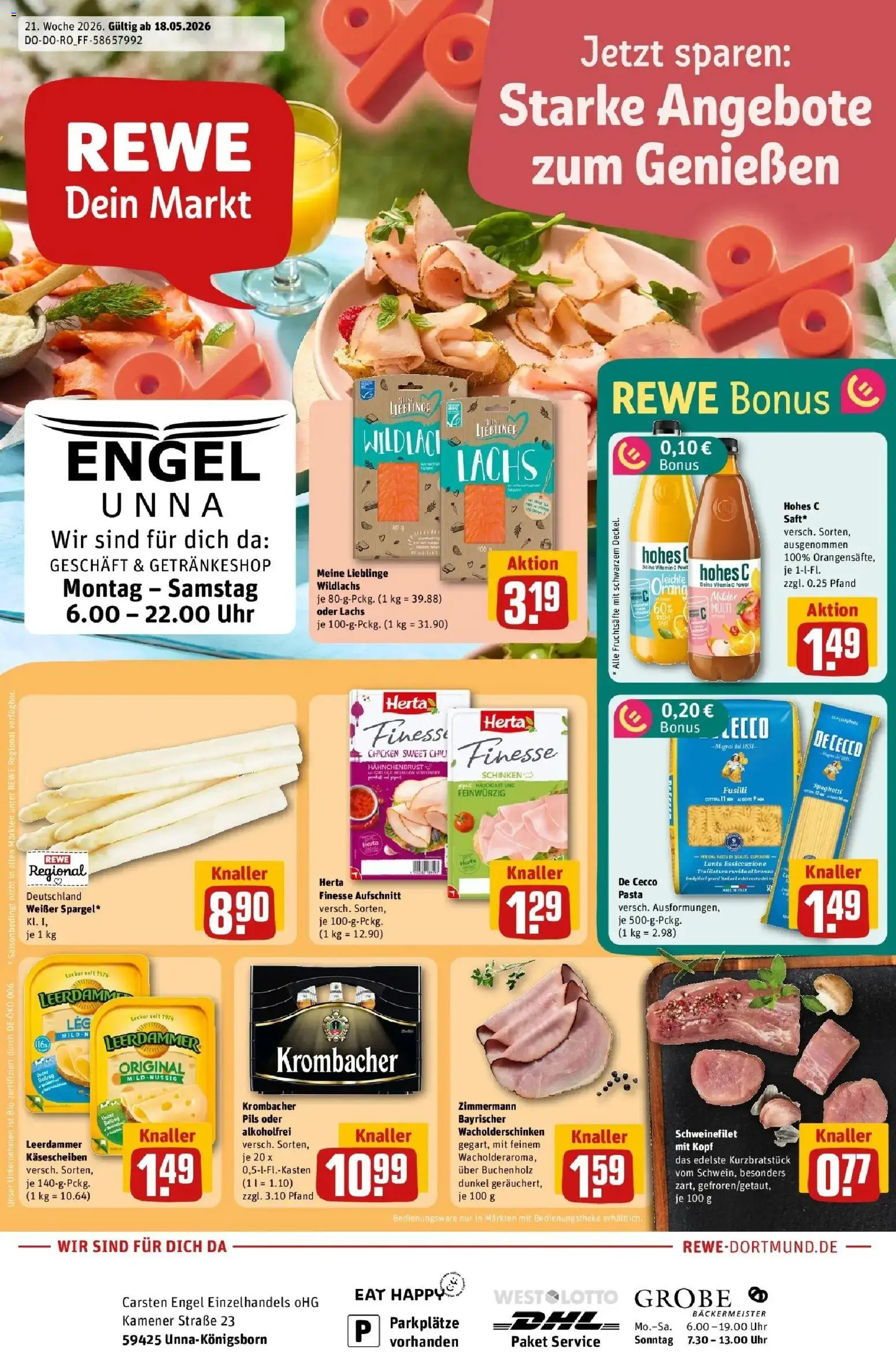 Vorschau von dem Prospekt des Geschäftes Rewe, gültig ab dem 17.05.2026