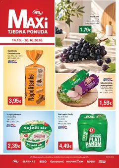 Pregled letka NTL Katalog trgovine NTL vrijedi od 14.10.2026