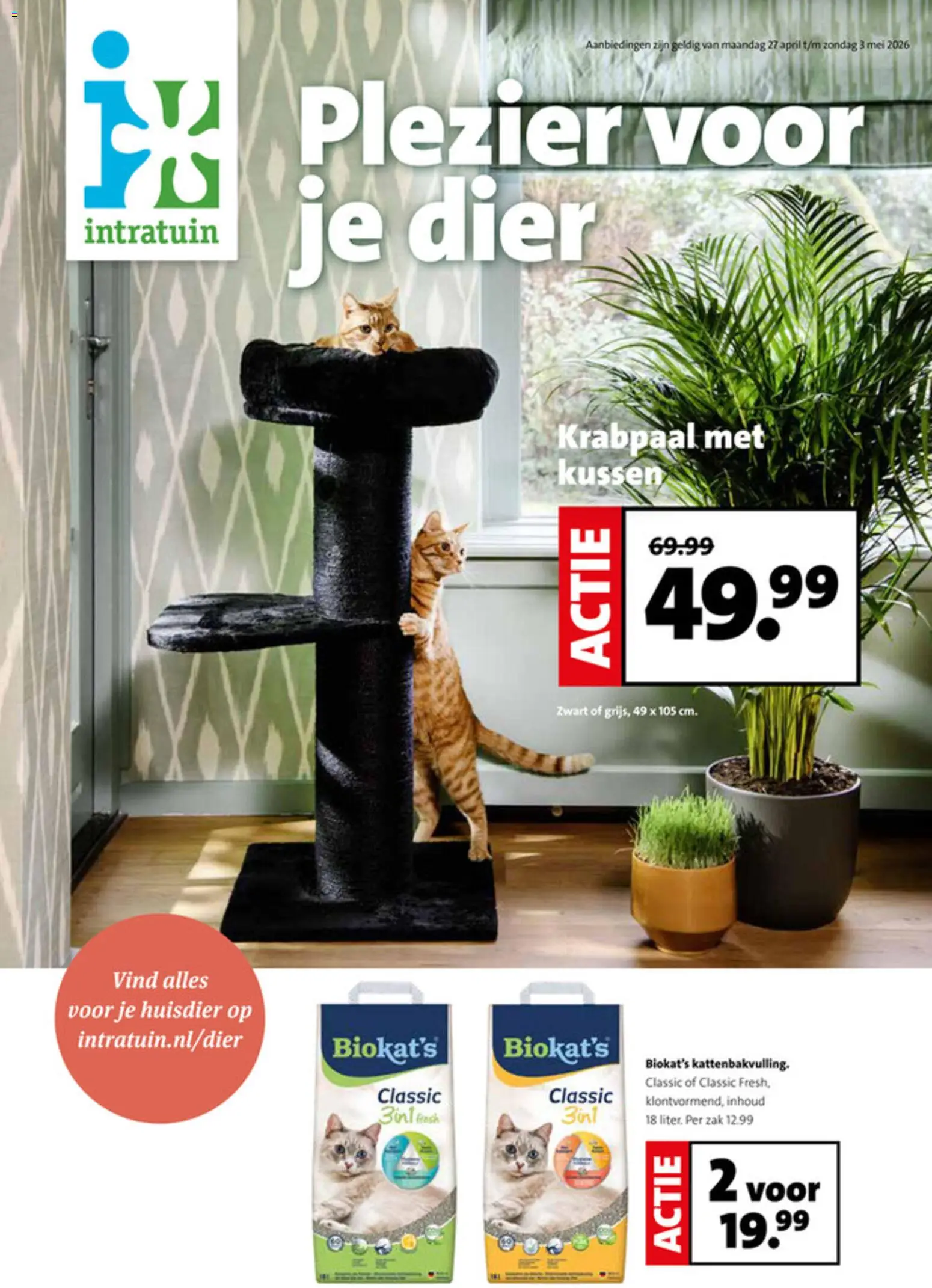 Intratuin Intratuin folder - Huisdierenfolder vanaf 27-04-2026