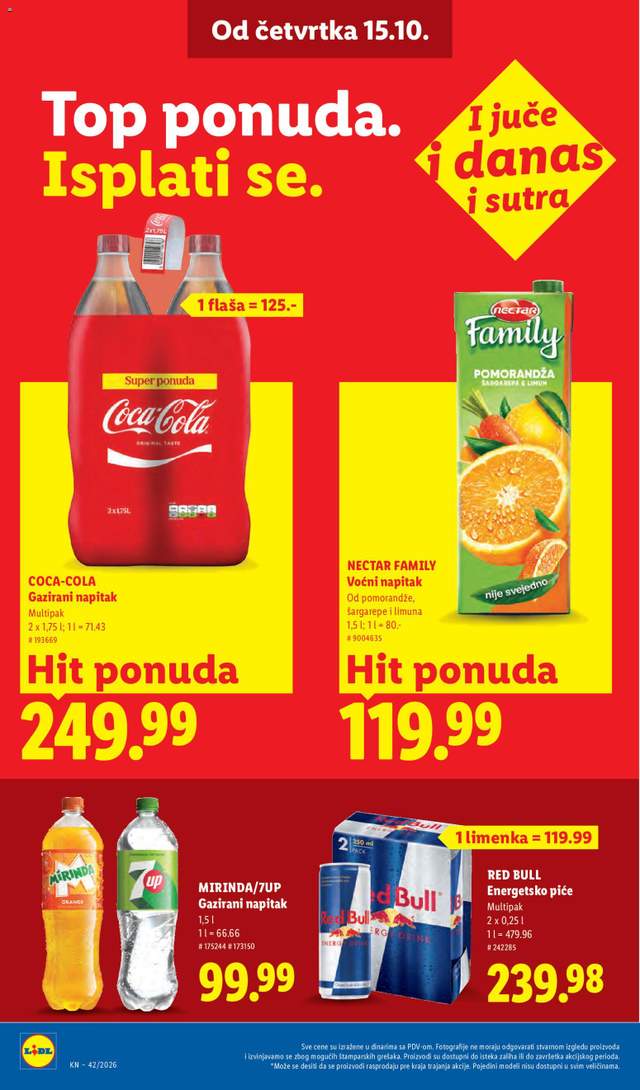 Novi Lidl katalog od 15.10.