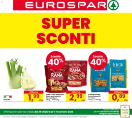Anteprima dell'opuscolo Eurospar volantino Guastalla dal negozio Eurospar valido da 29/10/2026