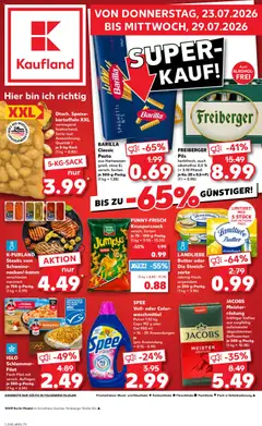 Vorschau von dem Prospekt des Geschäftes Kaufland, gültig ab dem 23.07.2026