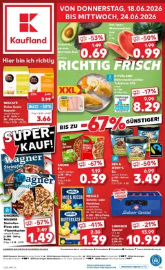 Vorschau von dem Prospekt des Geschäftes Kaufland, gültig ab dem 18.06.2026