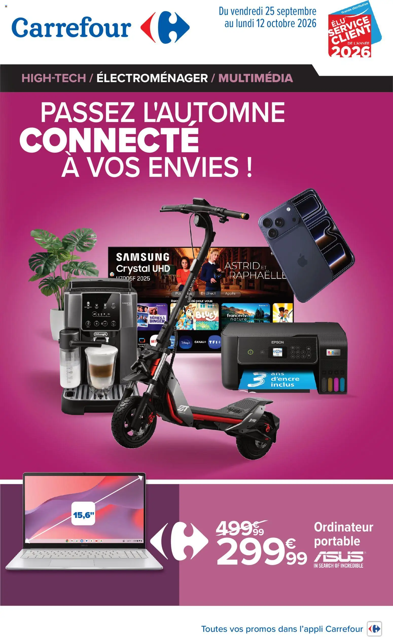 Prévisualisation de Carrefour Passez l'automne connecté à vos envies du magasin Carrefour formulaire valide 25/09/2026