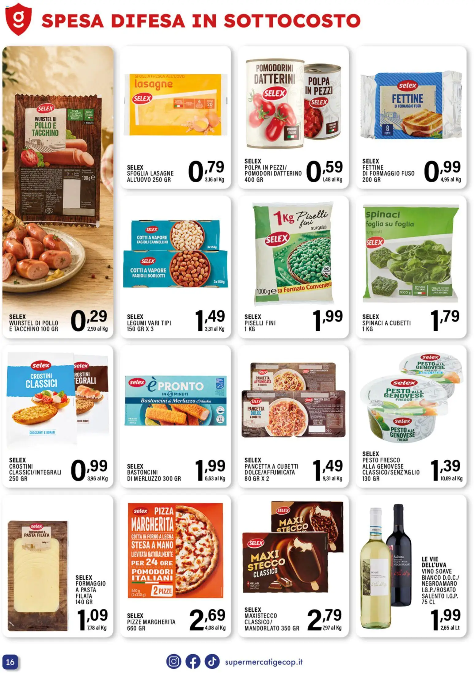 Anteprima dell'opuscolo GECOP volantino dal negozio GECOP valido da 07/09/2026 - Forno, Pollo, Carne, Pomodoro, Formaggio, Merluzzo, Legumi, Crostini