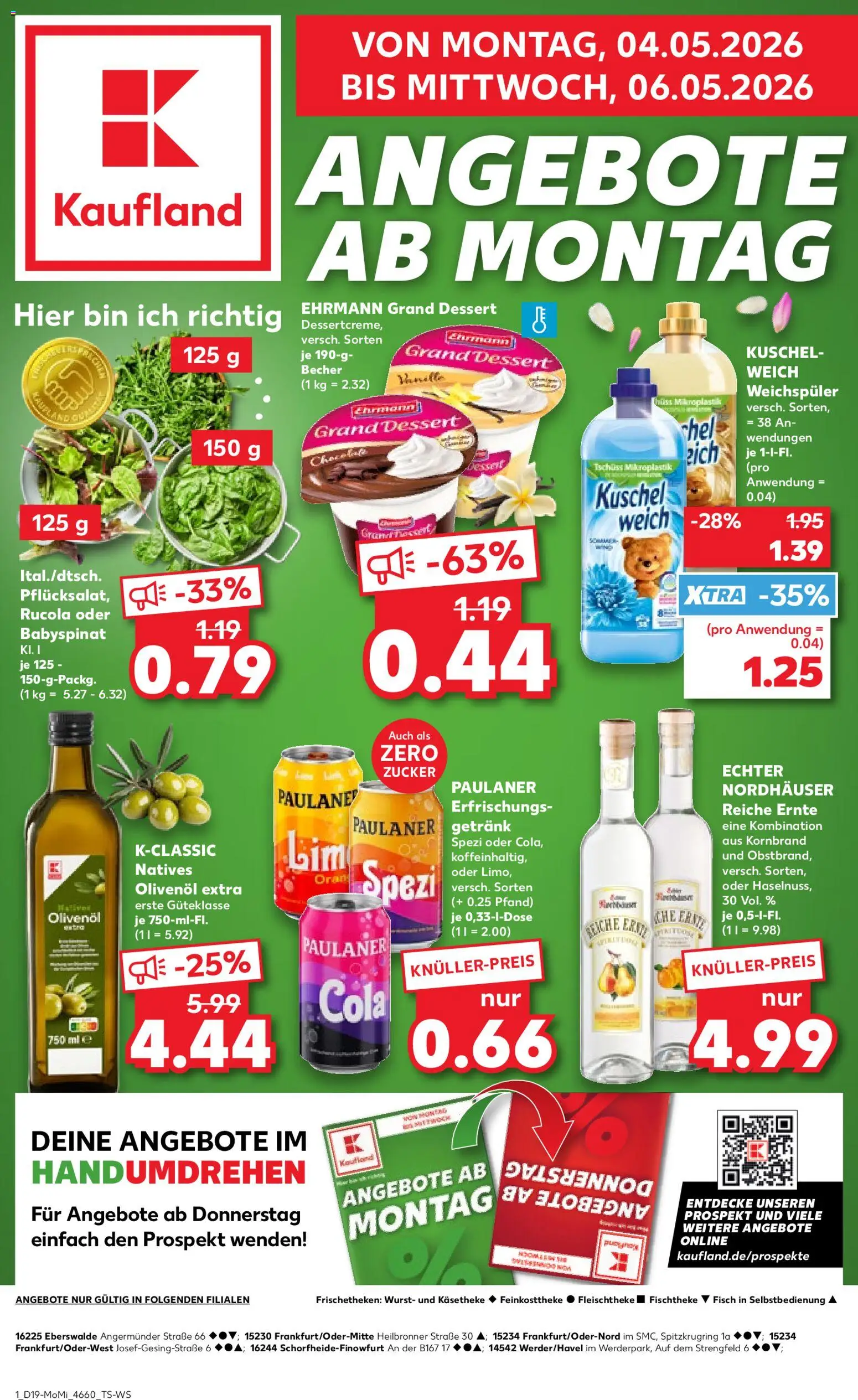 Vorschau von dem Prospekt des Geschäftes Kaufland, gültig ab dem 04.05.2026