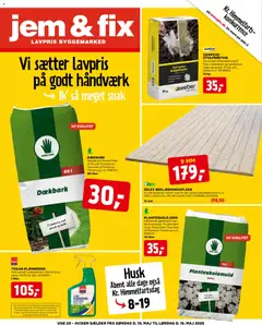 Eksempel på tilbudsavis Jem & fix - Tilbudsavis uge 20 fra butik Jem & fix gyldig fra 10/05/2026