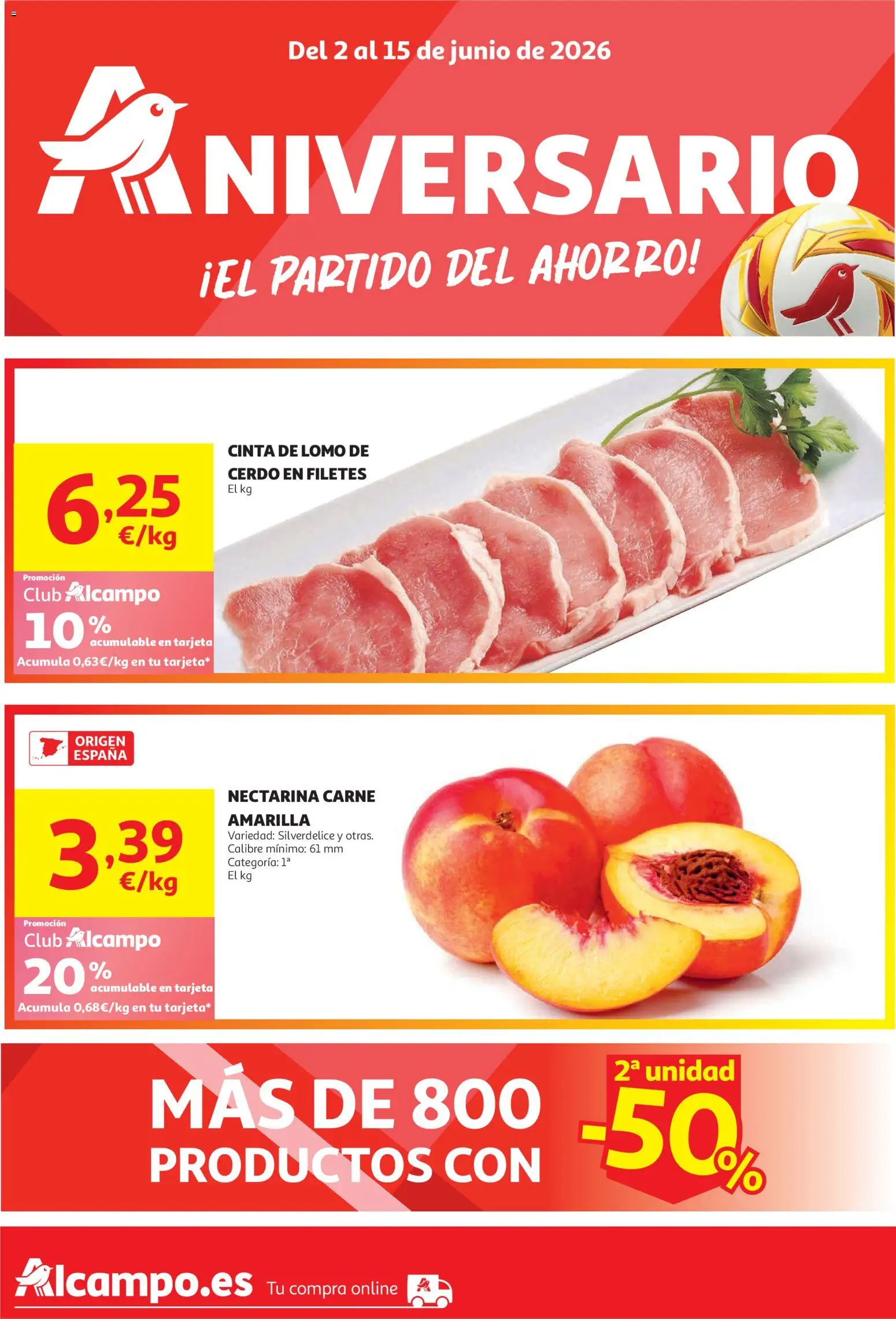 Vista previa del folleto de la tienda Alcampo válido desde el 02/06/2026 
