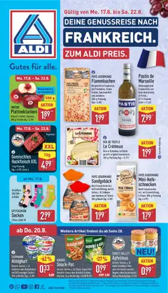 Vorschau von dem Prospekt des Geschäftes Aldi, gültig ab dem 17.08.2026