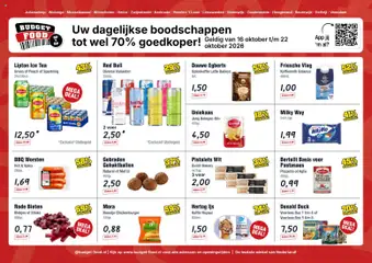 Voorbeeld van Budget Food folder van winkel Budget Food geldig vanaf 16-10-2026
