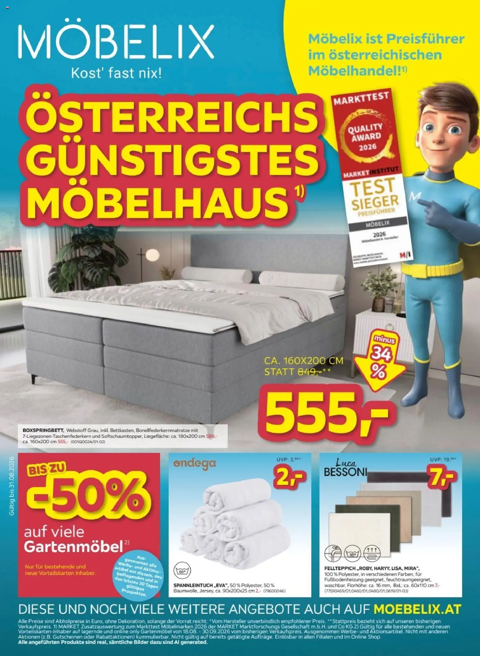 Vorschau der Angebote: Möbelix Möbelix Angebote gültig ab 25.08.2026