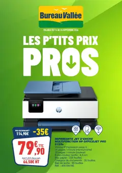 Prévisualisation de Bureau Vallée catalogue du magasin Bureau Vallée formulaire valide 14/09/2026