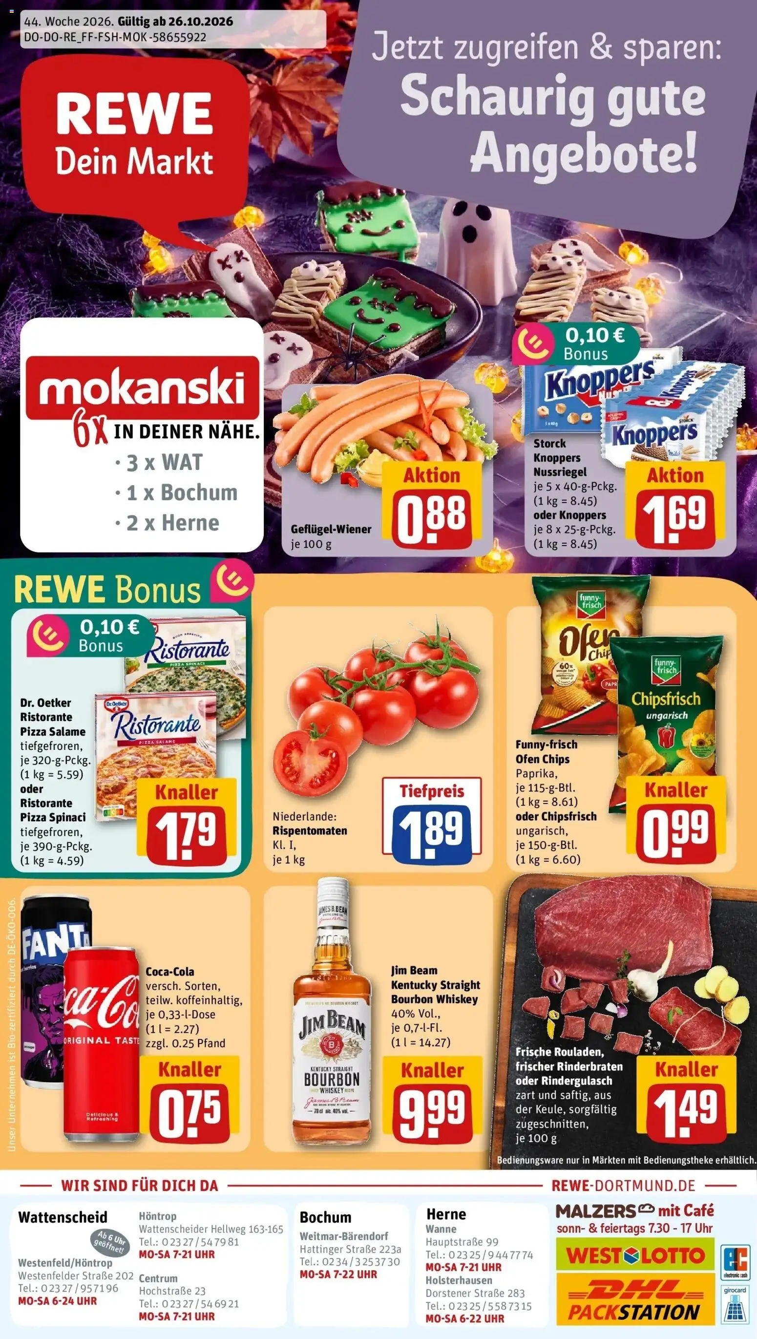 Vorschau von dem Prospekt des Geschäftes Rewe, gültig ab dem 26.10.2026