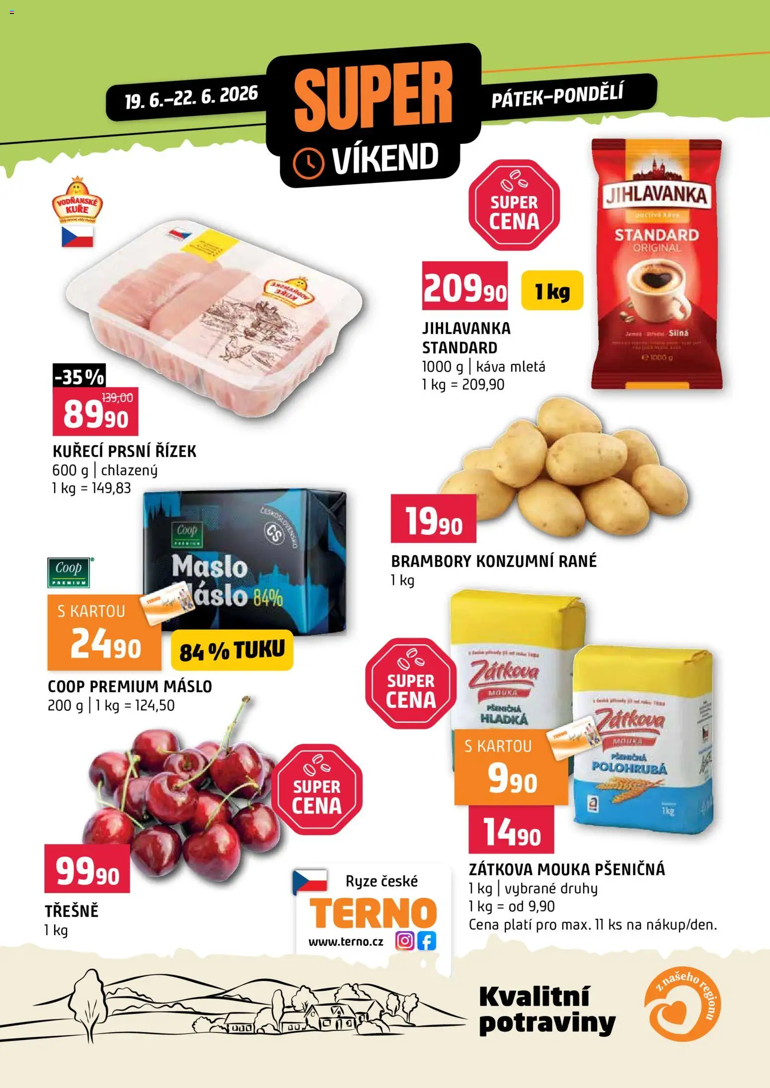 Náhled nabídky: Terno Terno leták - Super víkend platný od 19.06.2026